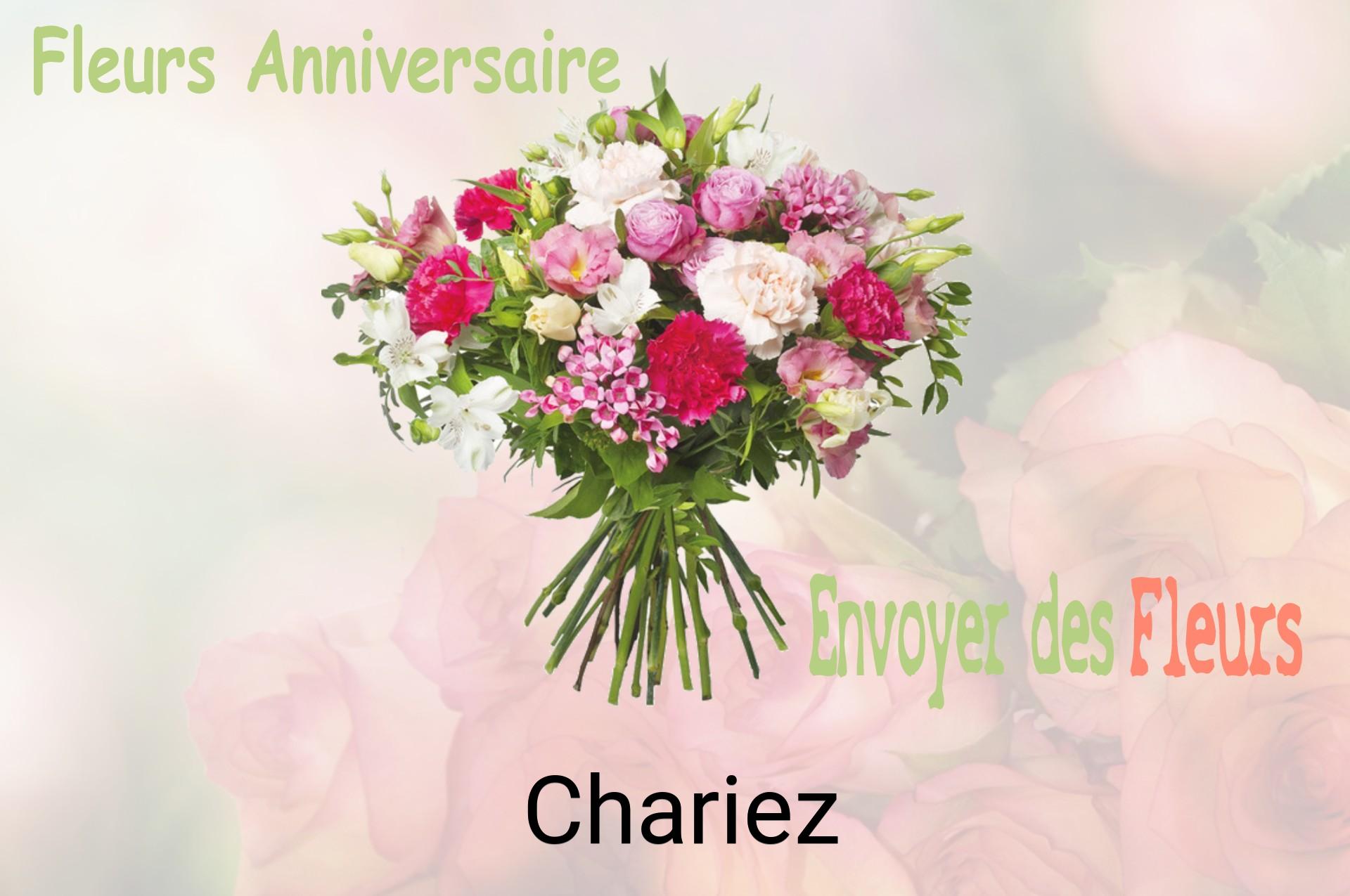 Bouquet de fleurs d’anniversaire livré à Chariez